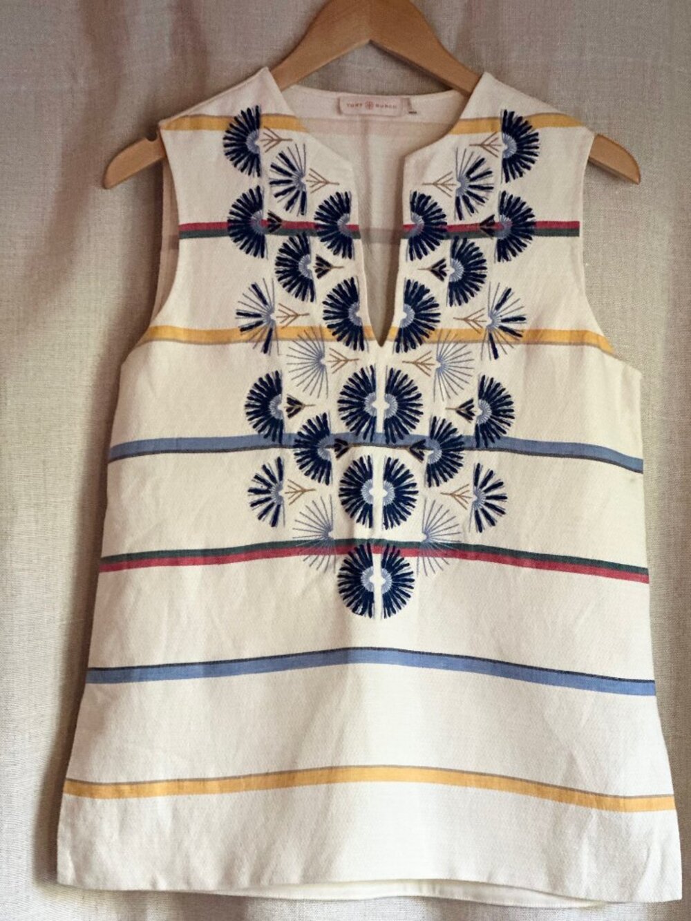 Stunning Tory Burch Linen Top